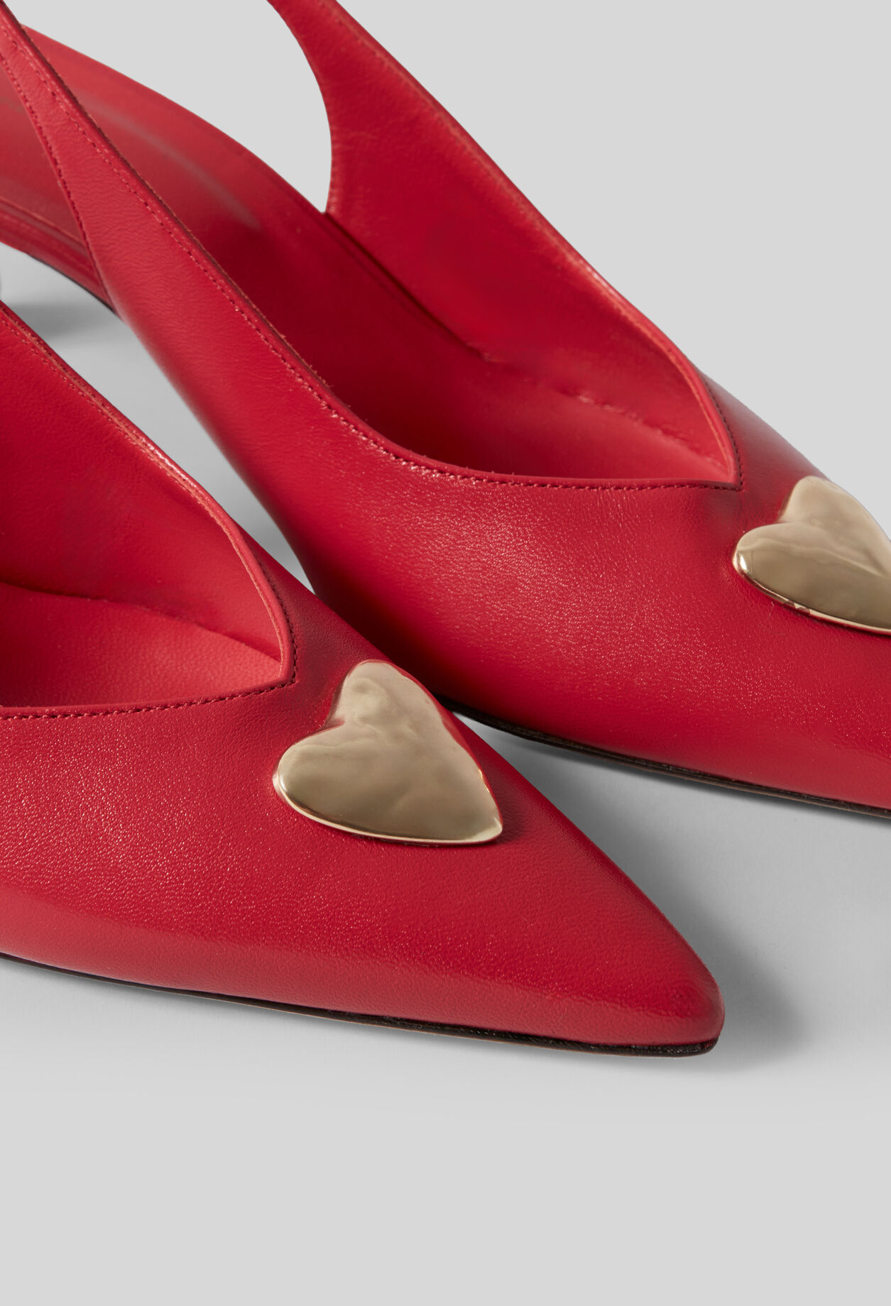 Golden Heart Court Shoes