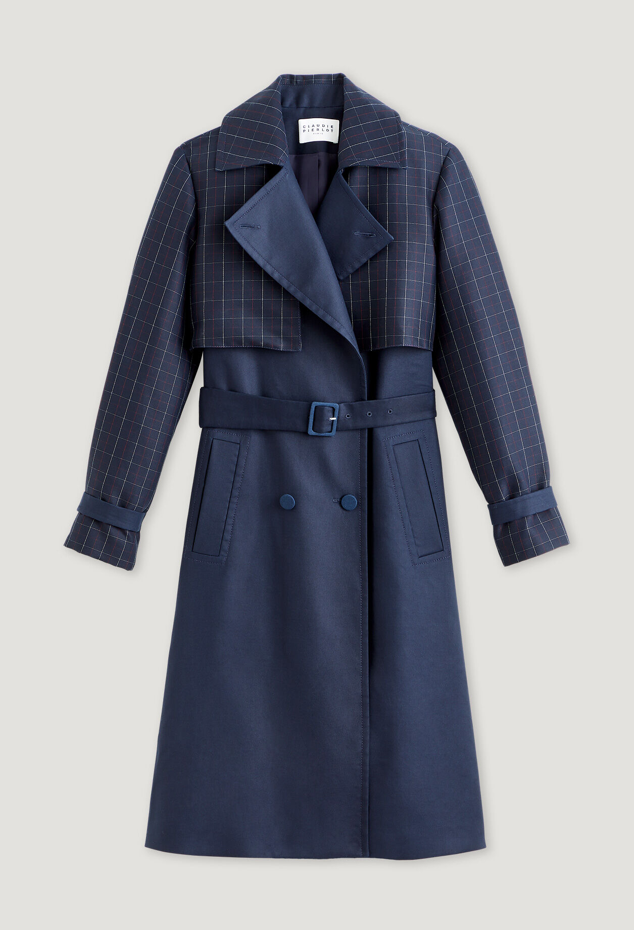 Belted trench