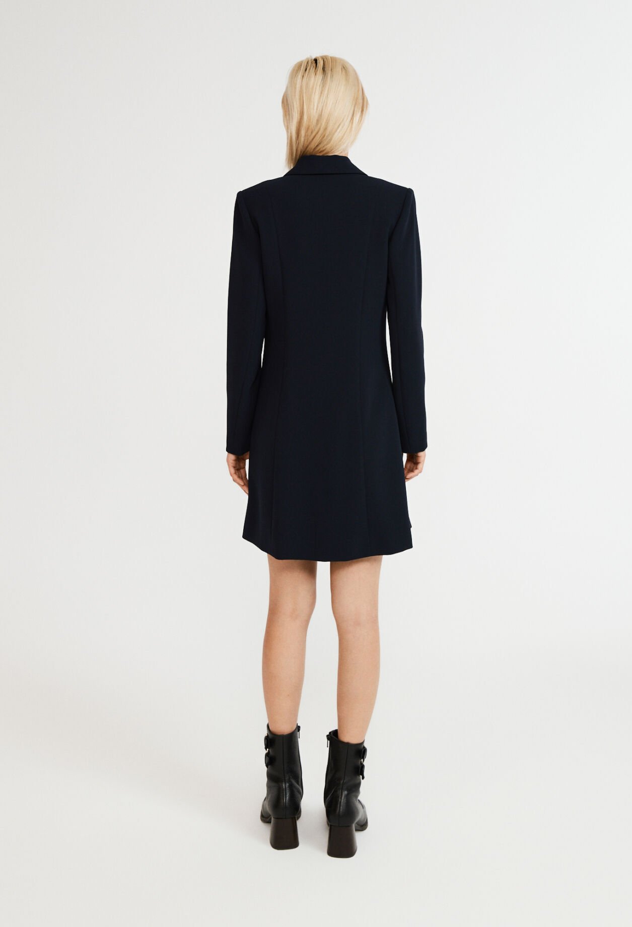 Double buttonned vested dress