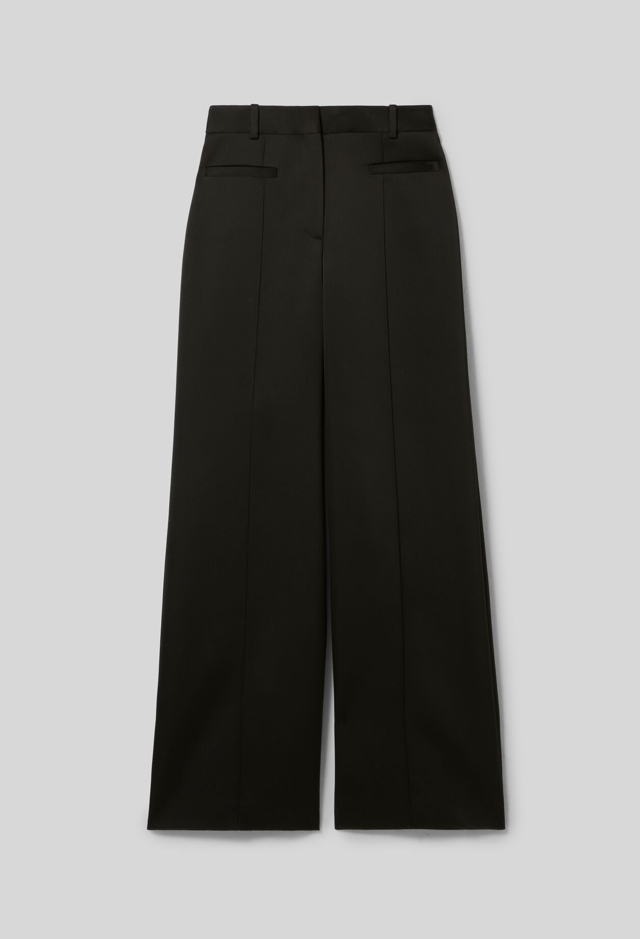 Satin tailored trousers