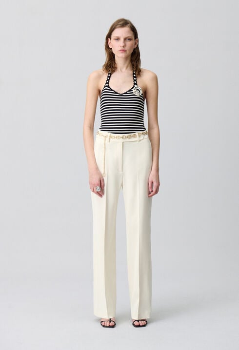 Tailored Straight-Leg Trousers
