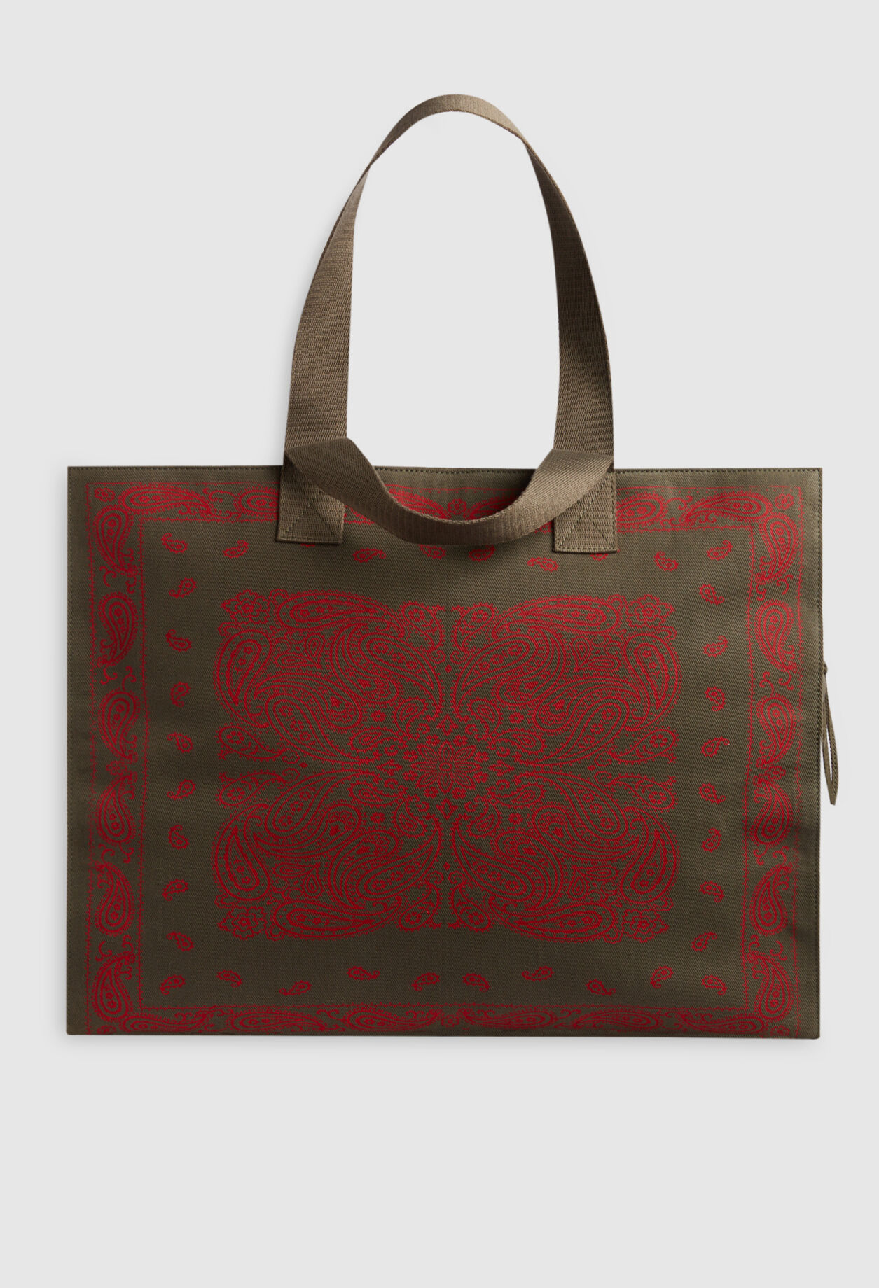 Khaki tote bag