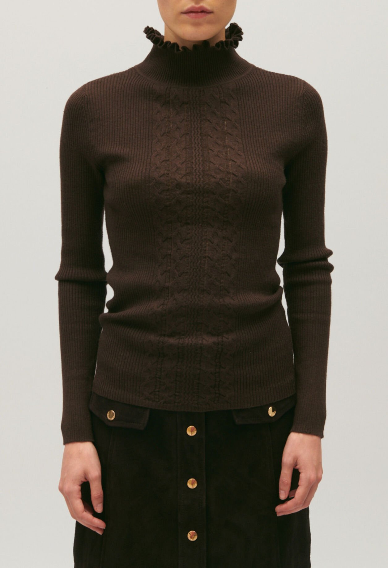 Fine-knit jumper