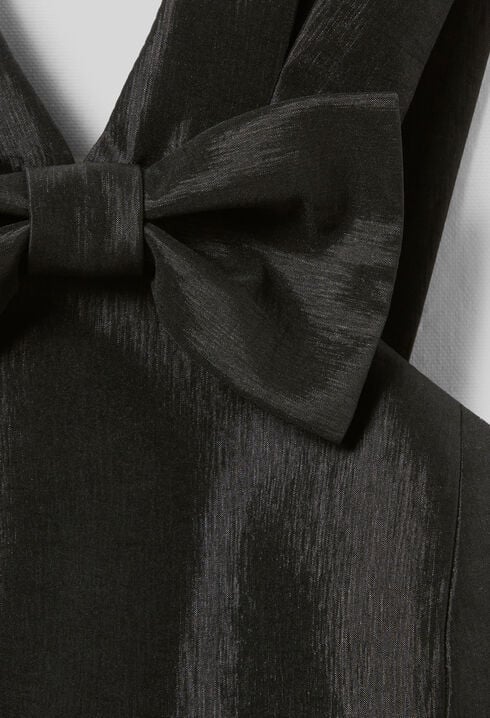 Short bow dress