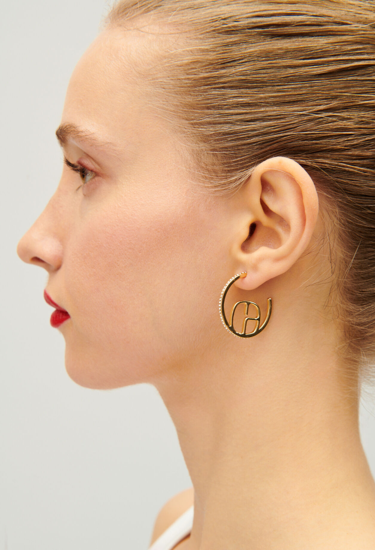 Single hoop earring shop