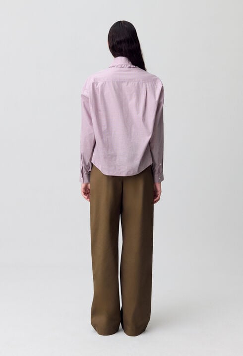 Checked Poplin Shirt