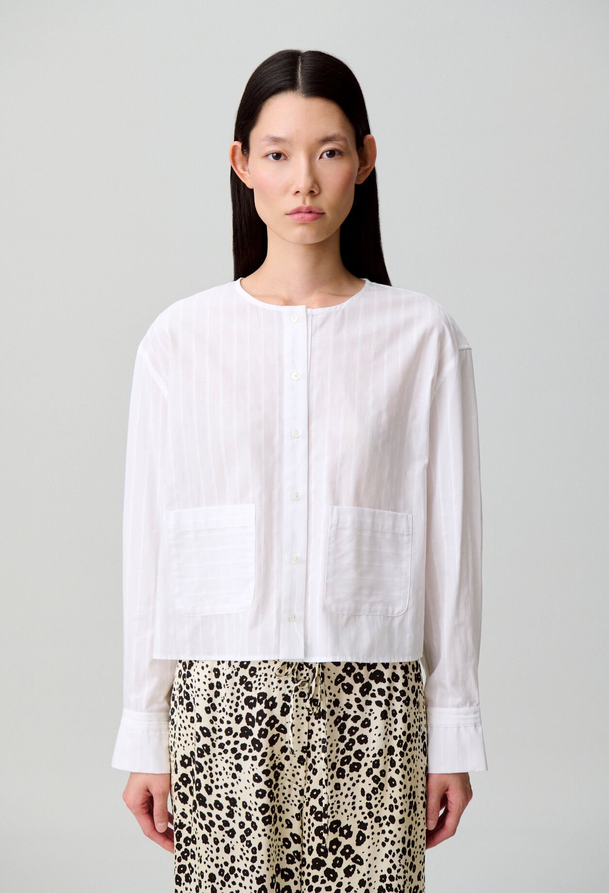 Striped cotton shirt