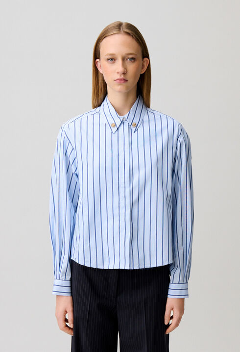 Oversized Striped Shirt