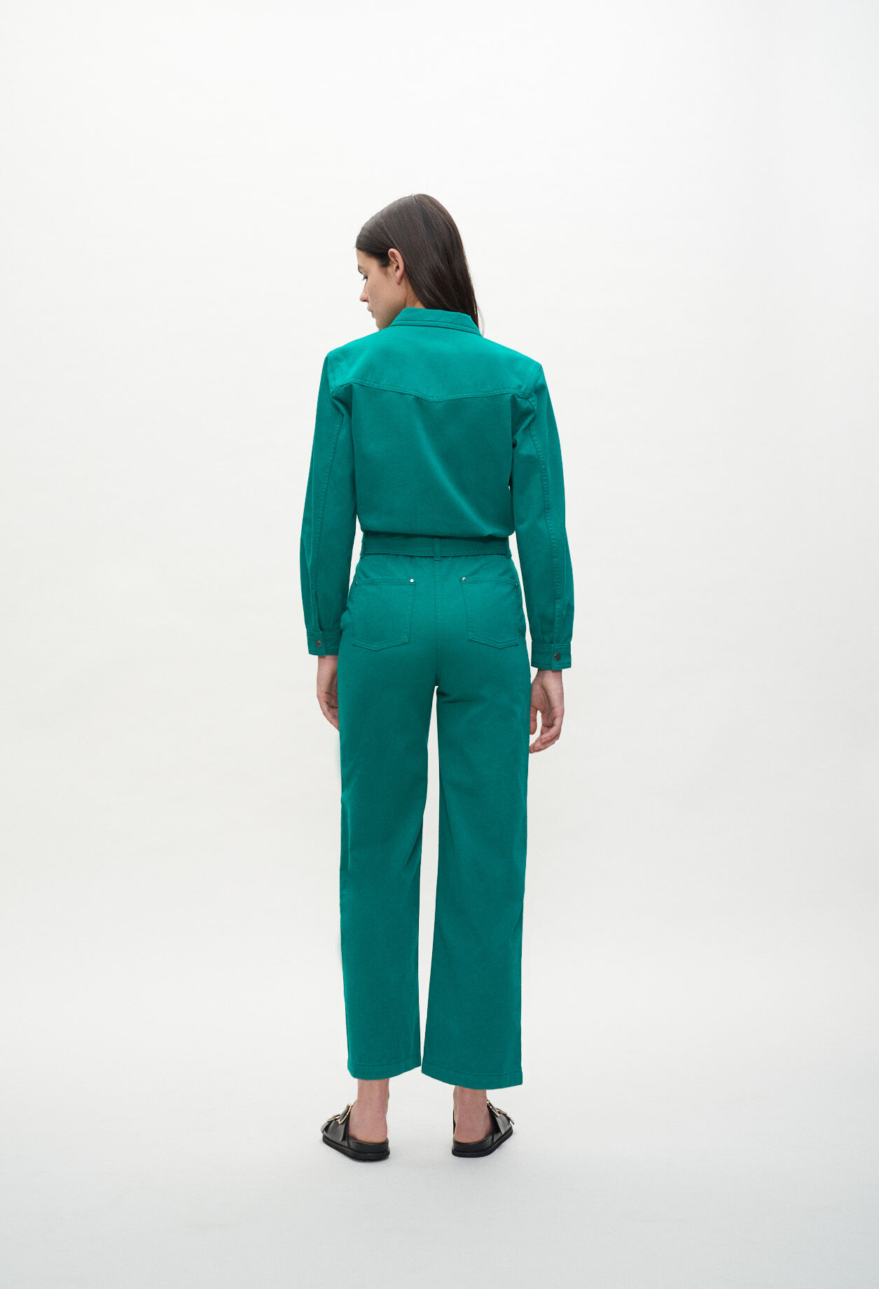 Belted jumpsuit