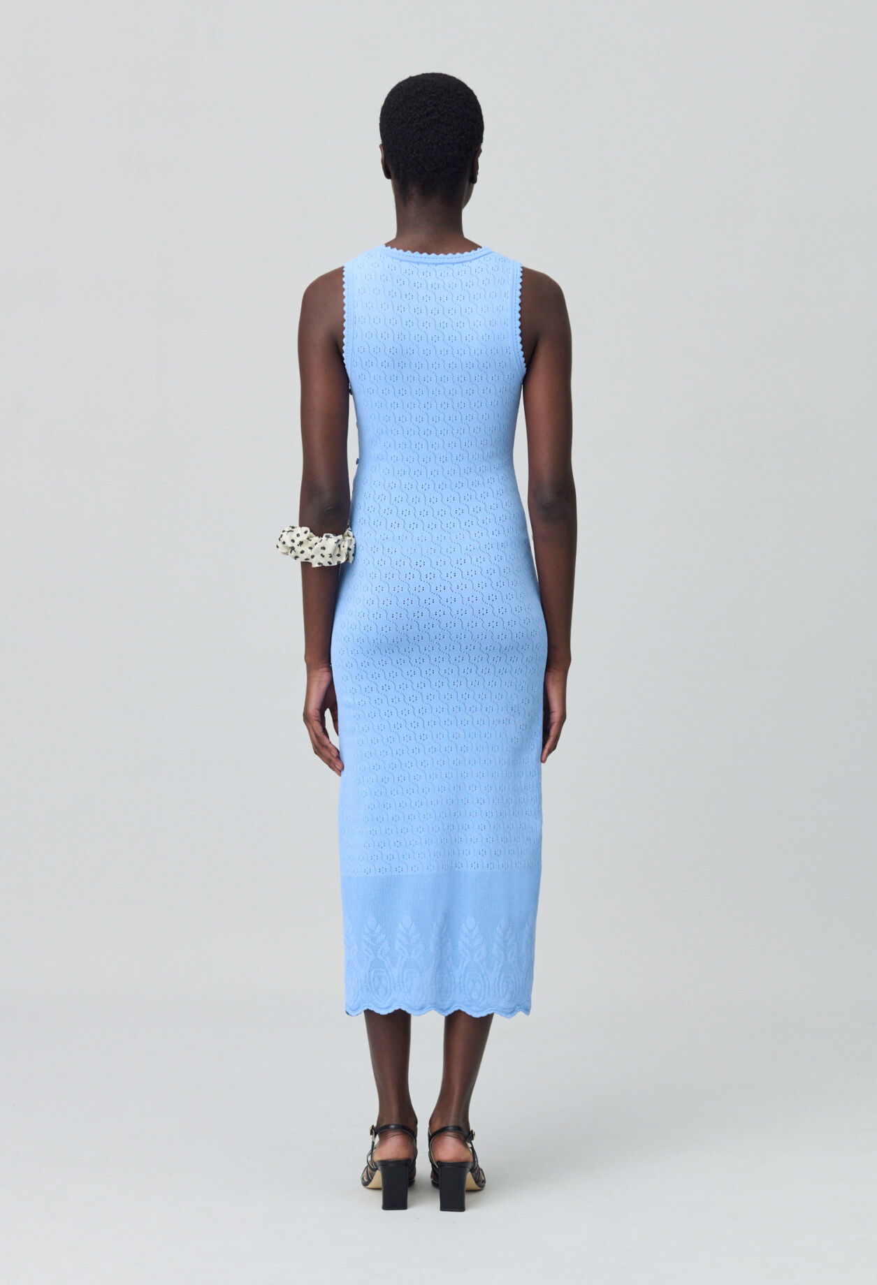 Mid-length knitted dress