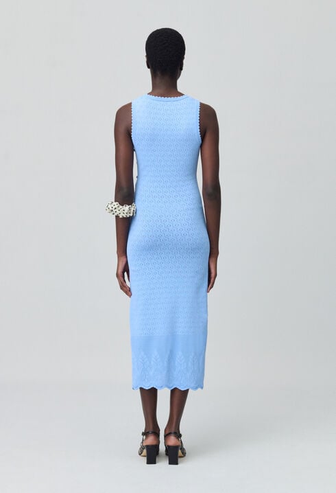 Mid-length knitted dress