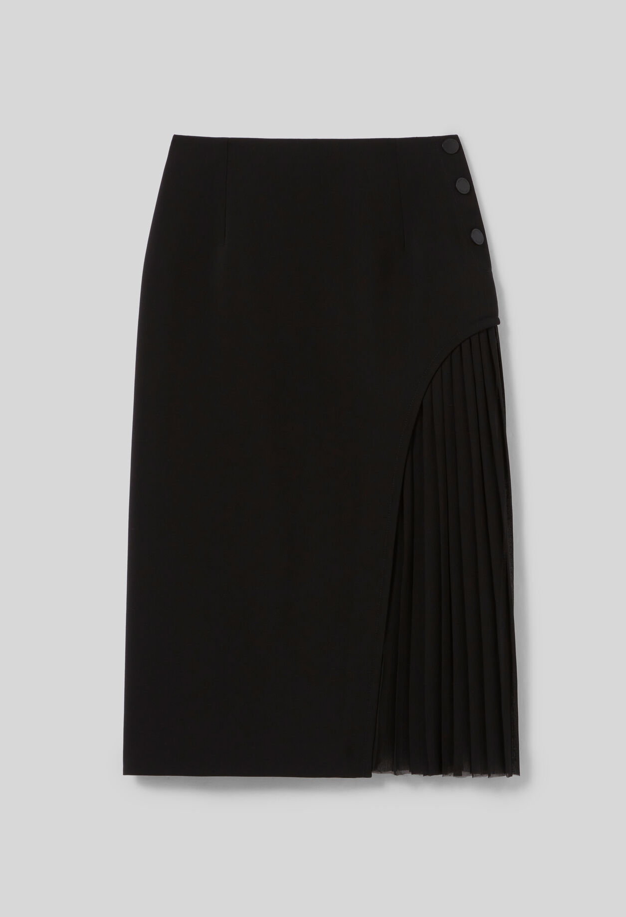 Pleated Midi Skirt