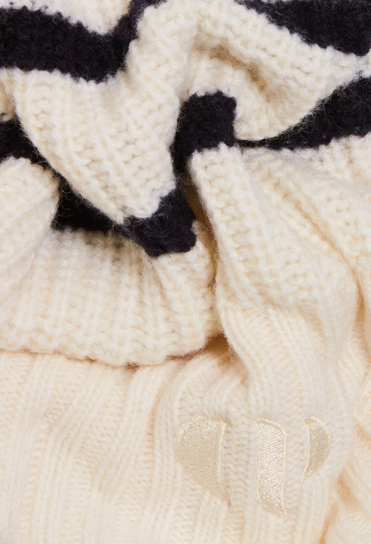 Thick knit Breton jumper