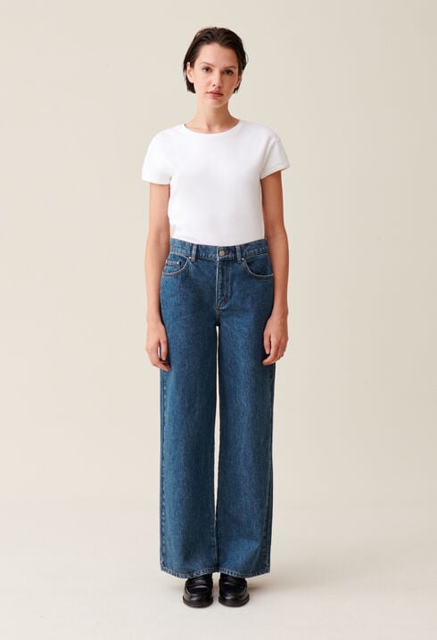 Michel jeans in dark baggy denim