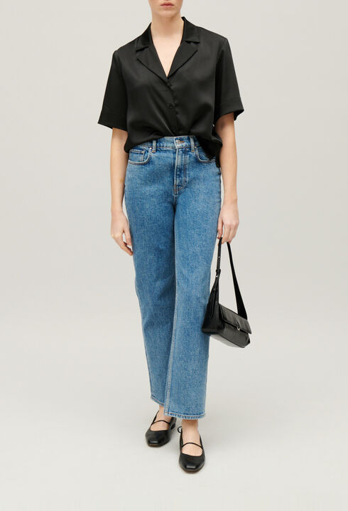 Floaty short-sleeved shirt
