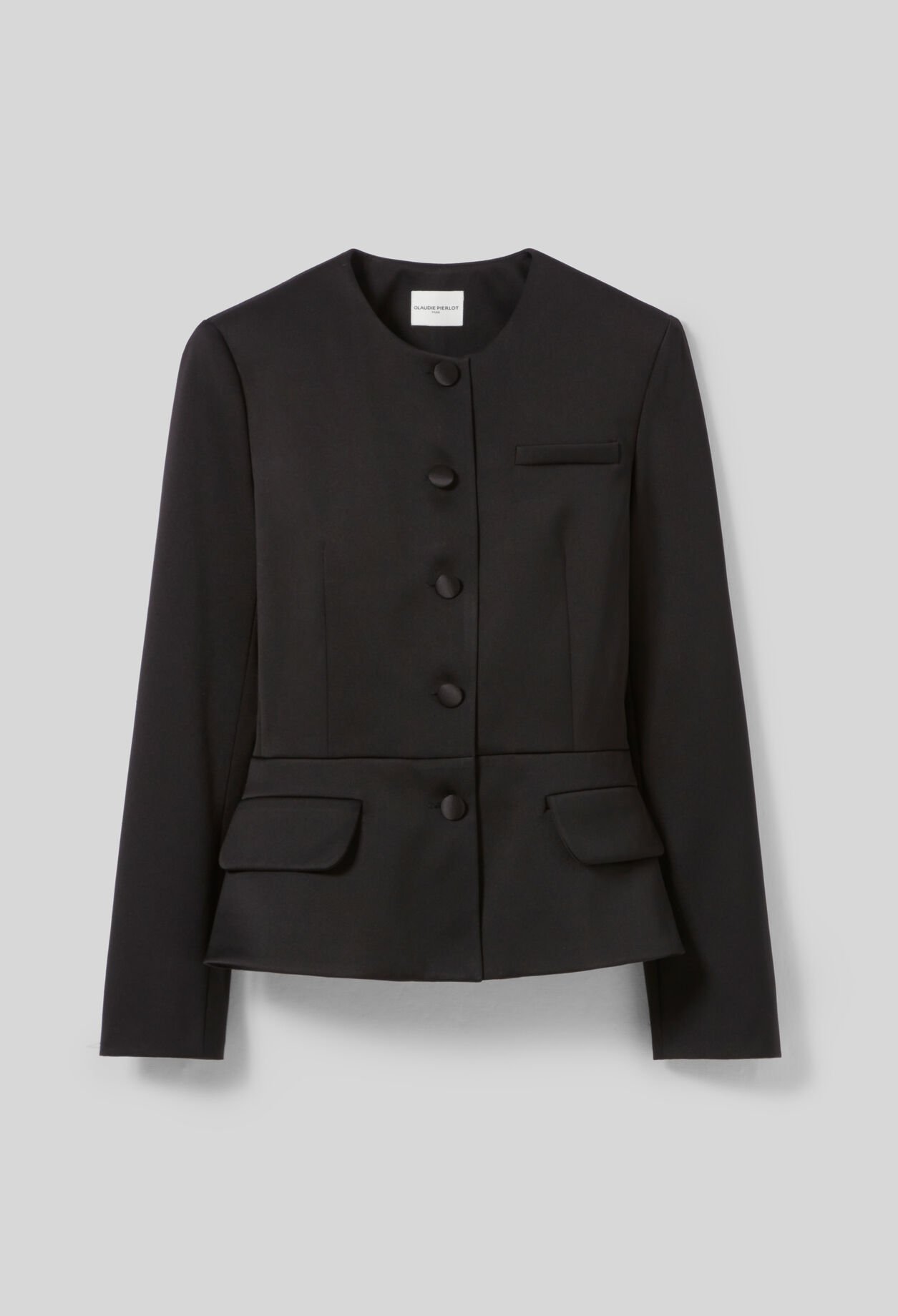 Fitted Satin Jacket