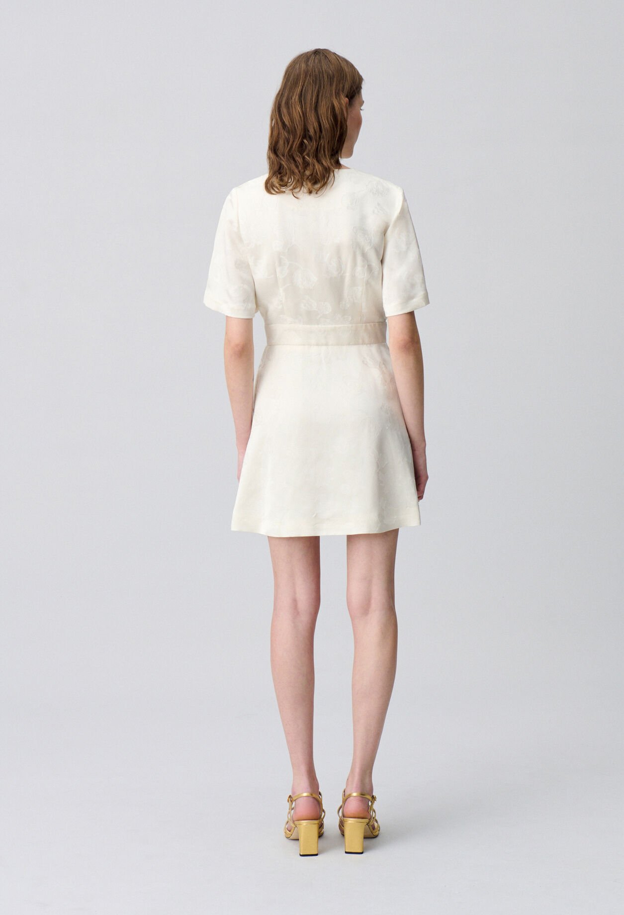 Wrap-Style Mini Dress