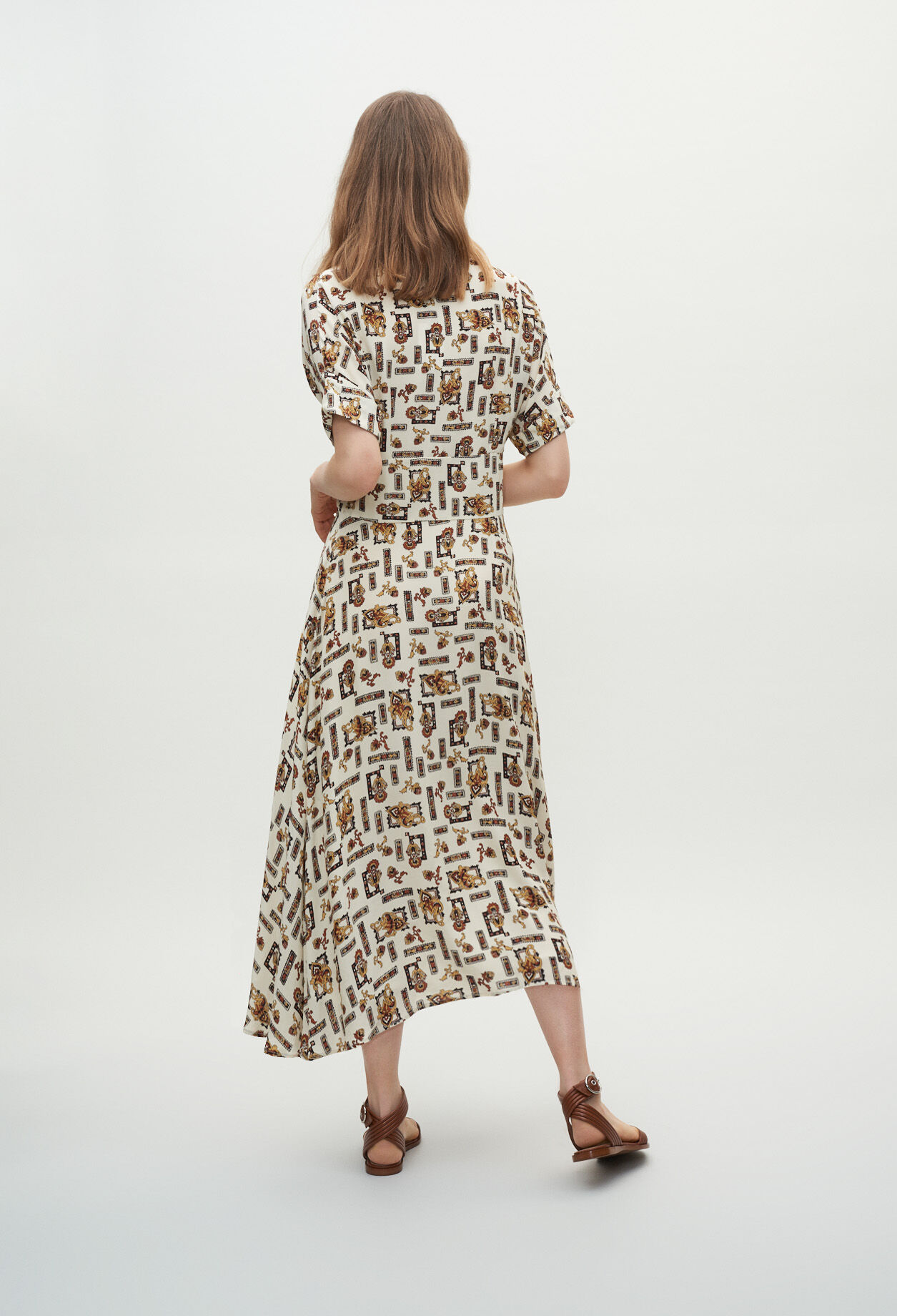 Maxi scarf dress