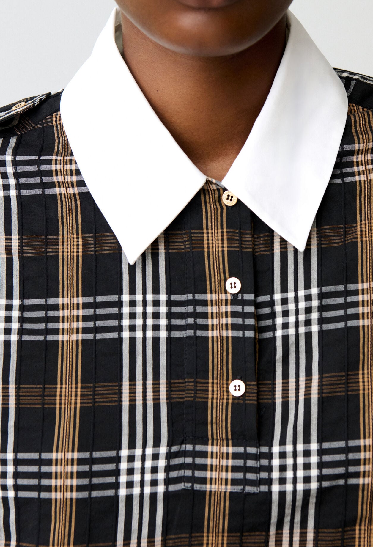 Checked blouse
