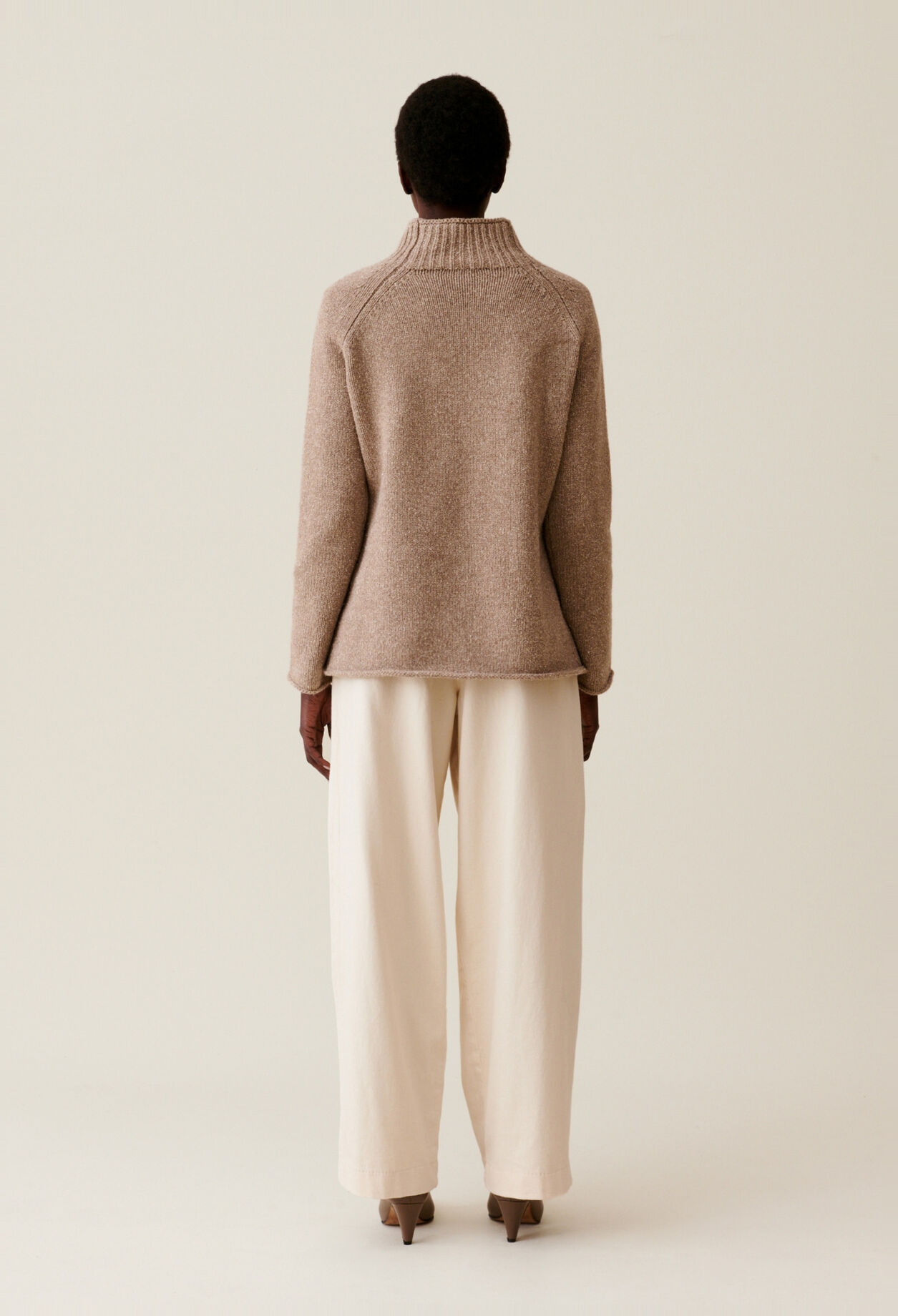 Oversized Roll-Neck Jumper