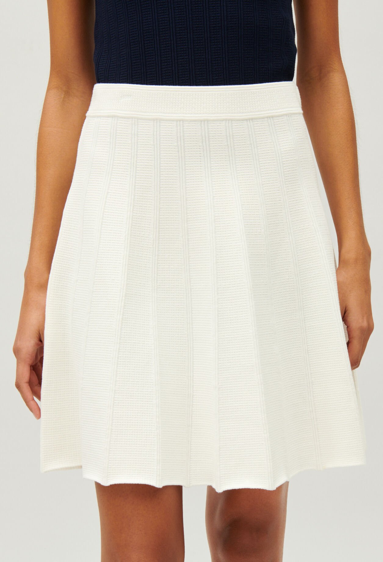White leather tennis skirt on sale