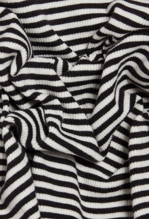 Two-tone striped T-shirt