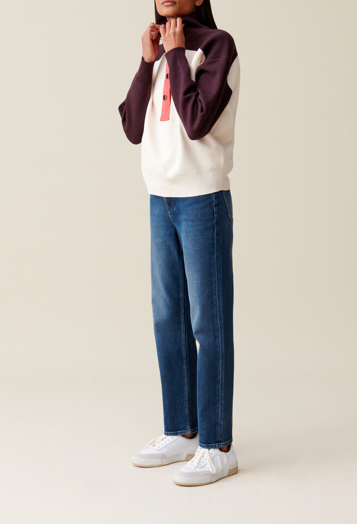 Minimum Sweatshirt Stand-Up Collar
