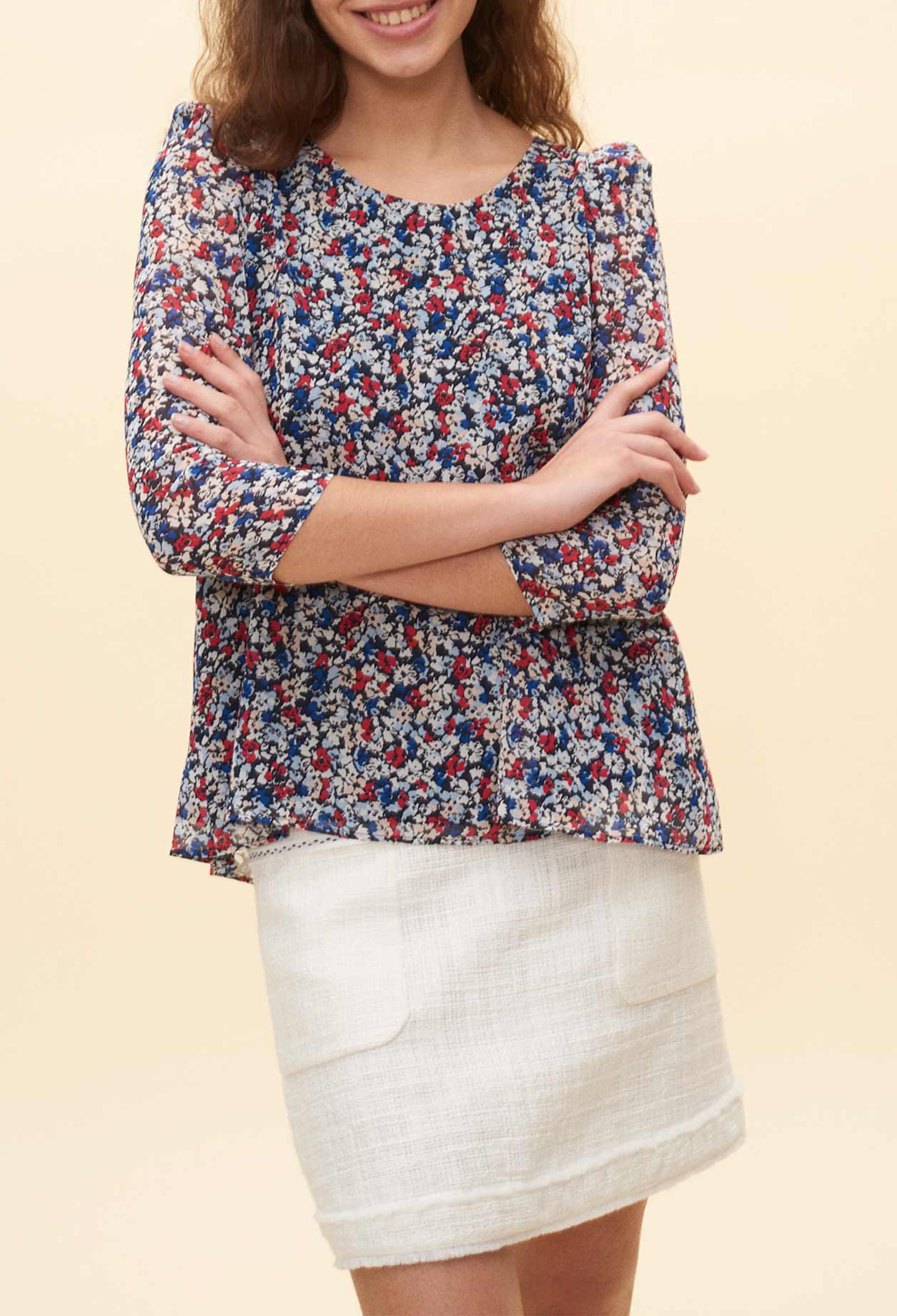 Flowery blouse