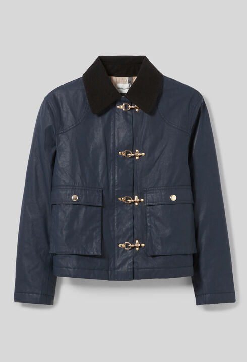 Waxed Short Parka