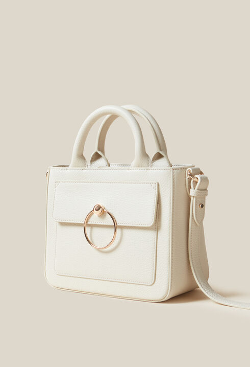 Anouck Grained Leather Bag