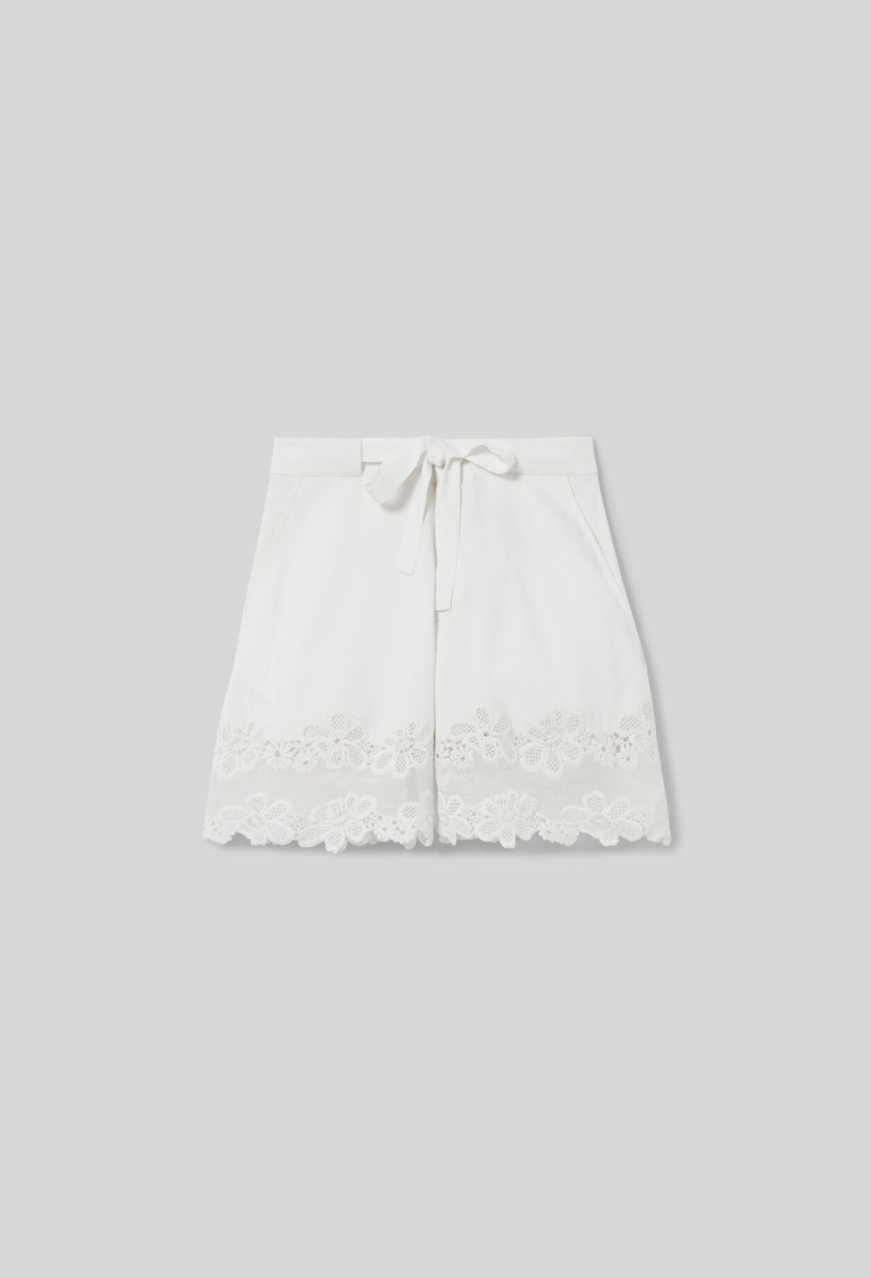 Embroidered Plus Size Shorts