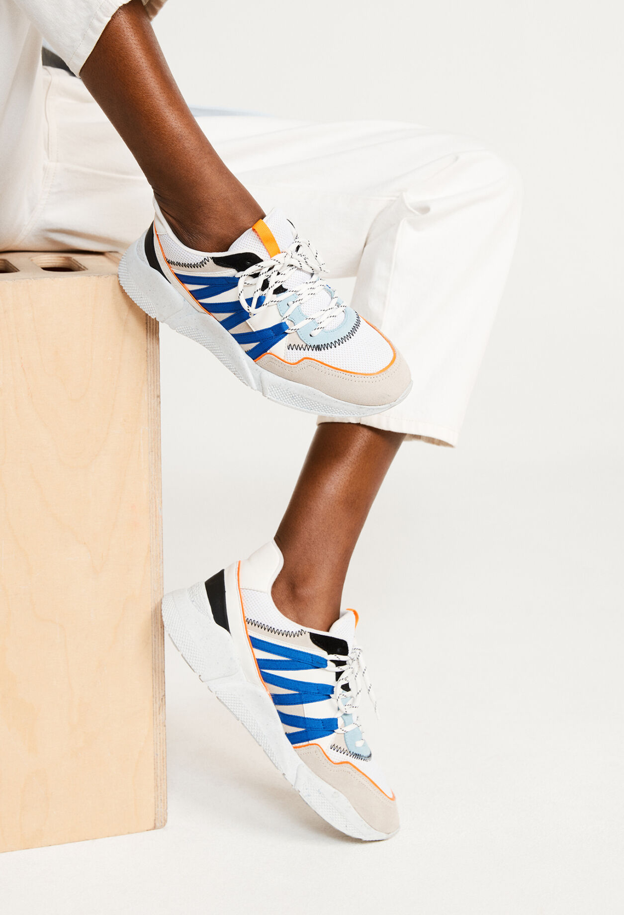 Leather trainers