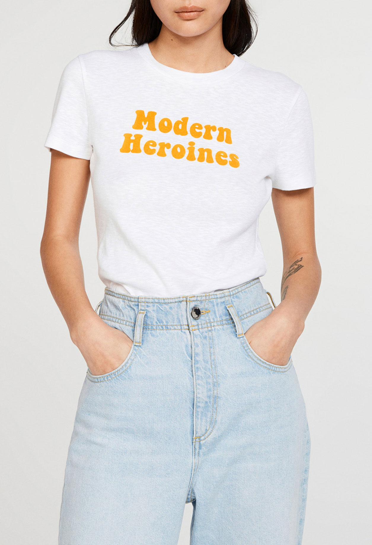 Organic cotton screen-printed T-shirt