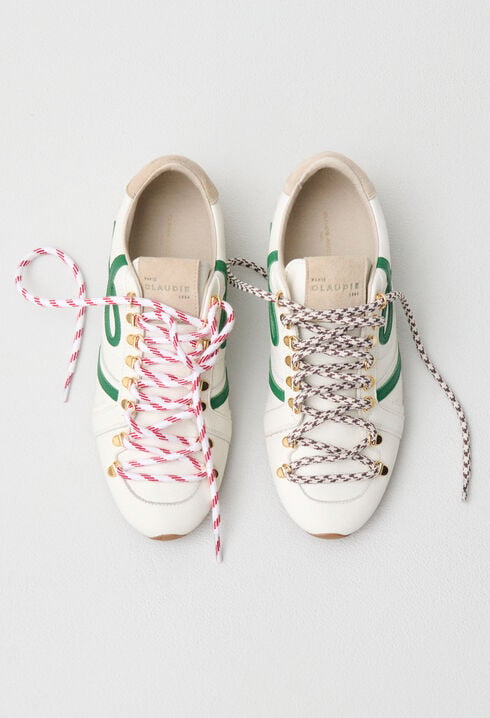 Swing leather trainers