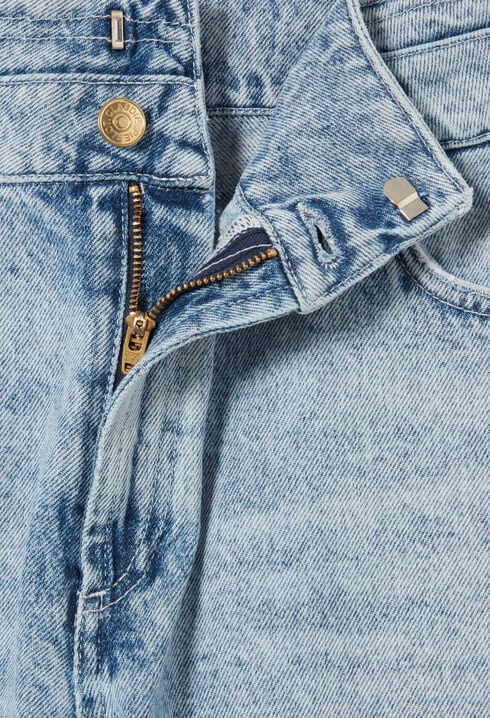 Straight denim jeans