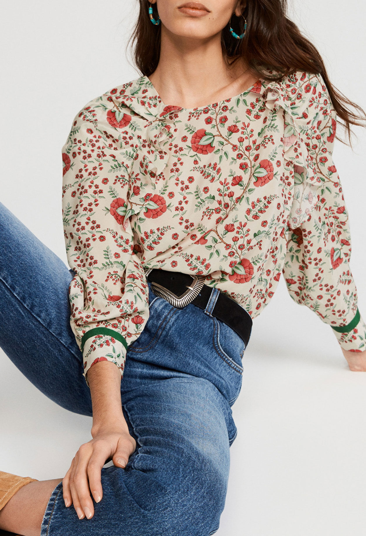 Organic cotton straight fit jeans