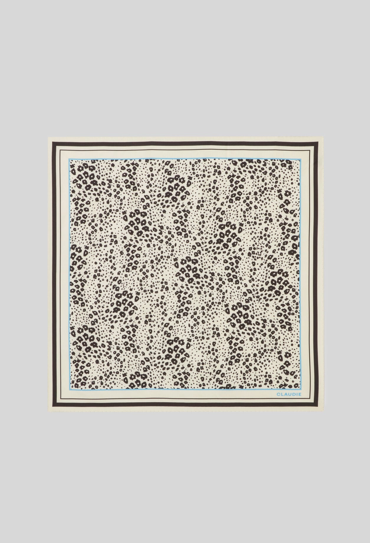 Leopard silk scarf