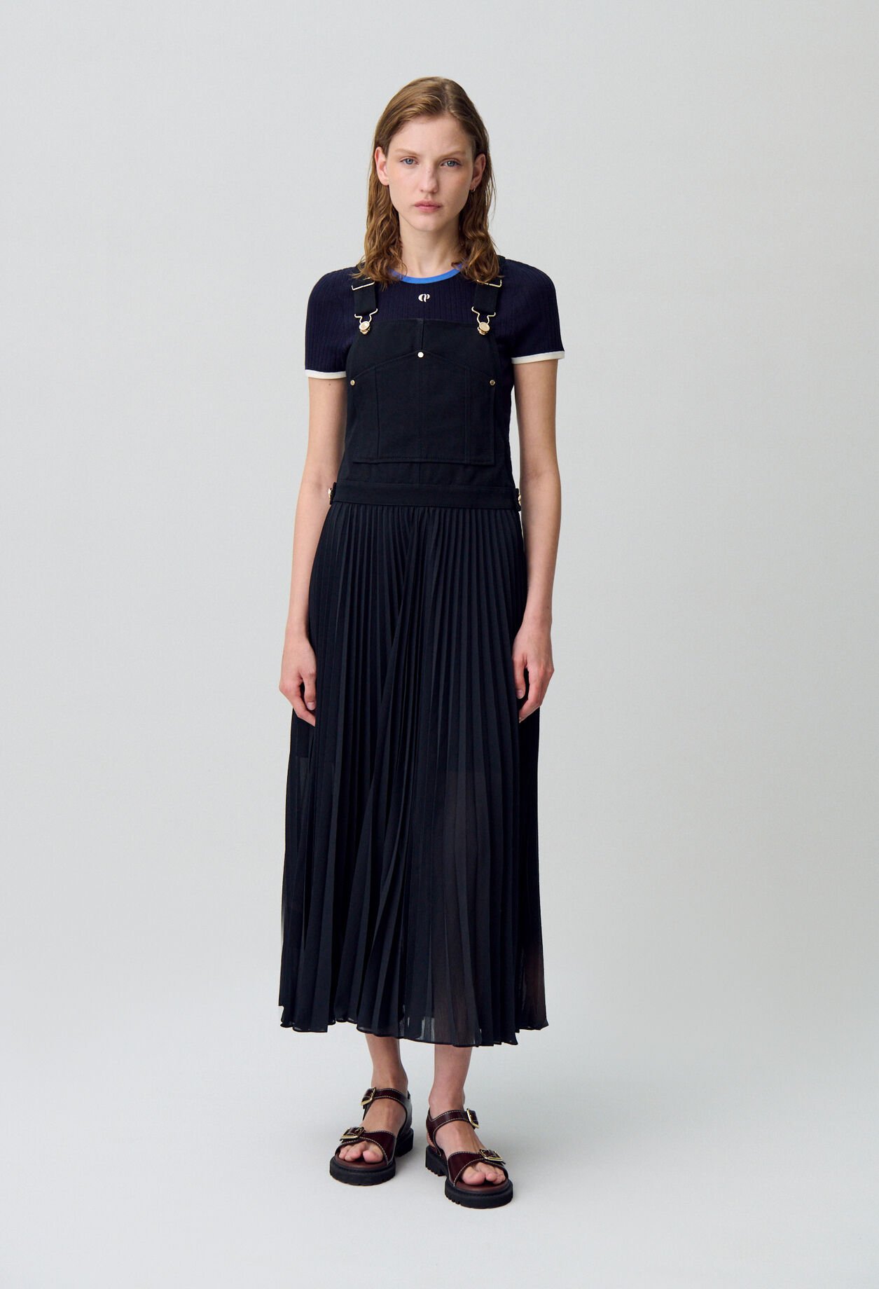 Pleated Maxi Dress