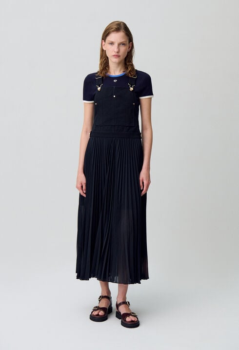 Pleated Maxi Dress
