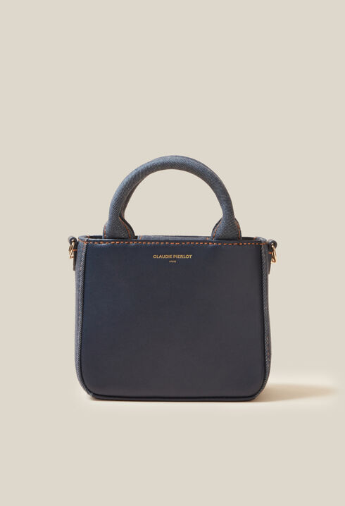 Mini Anouck denim chain bag