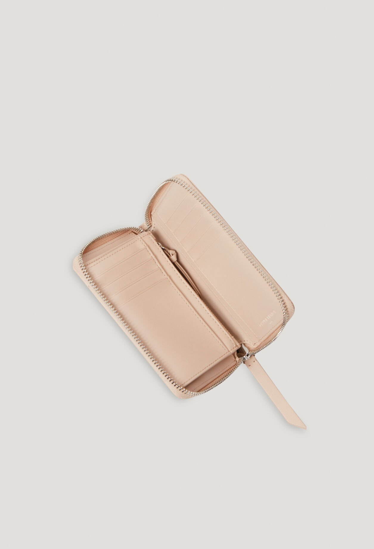 Quilted leather wallet