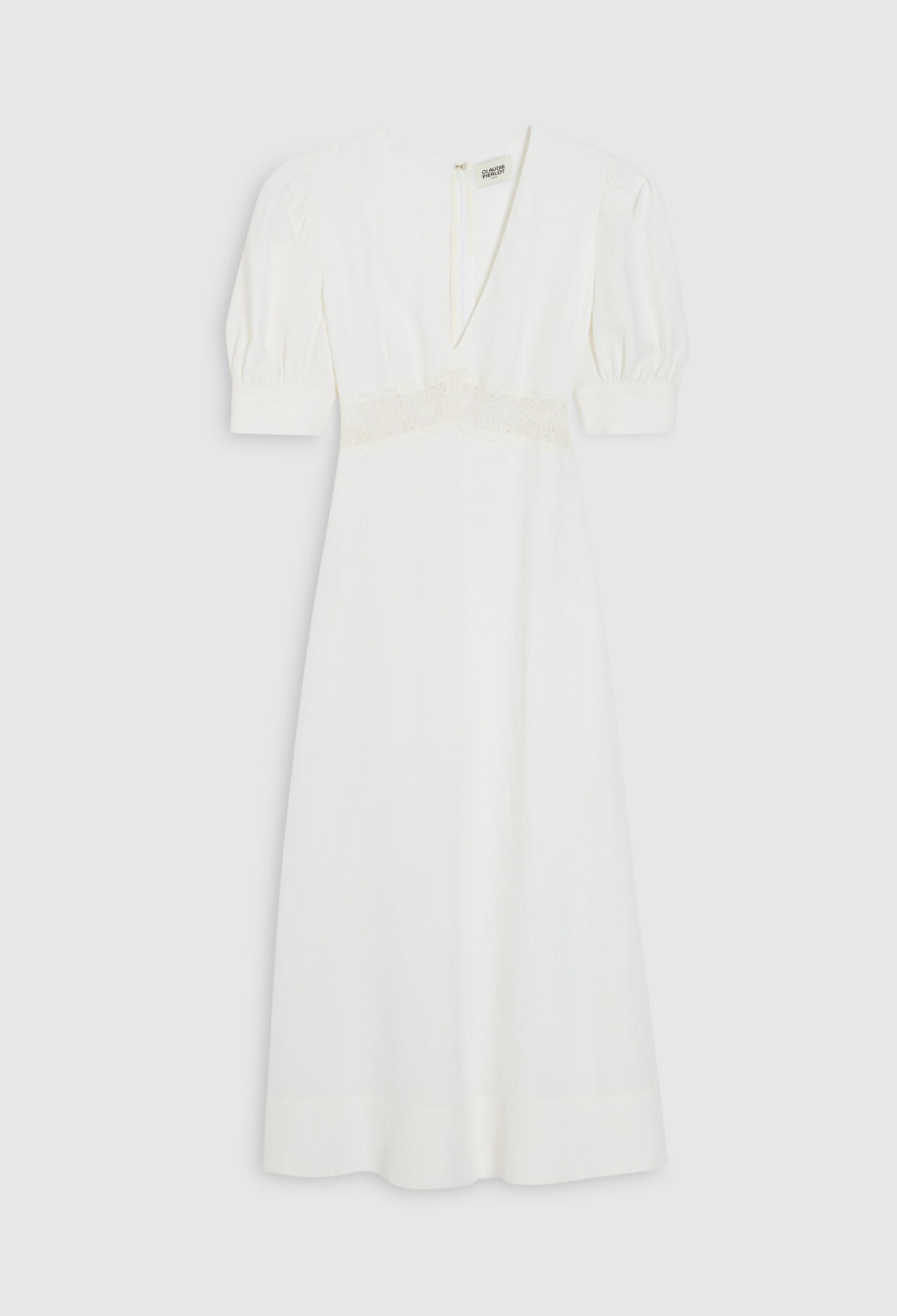Embroidered midi dress