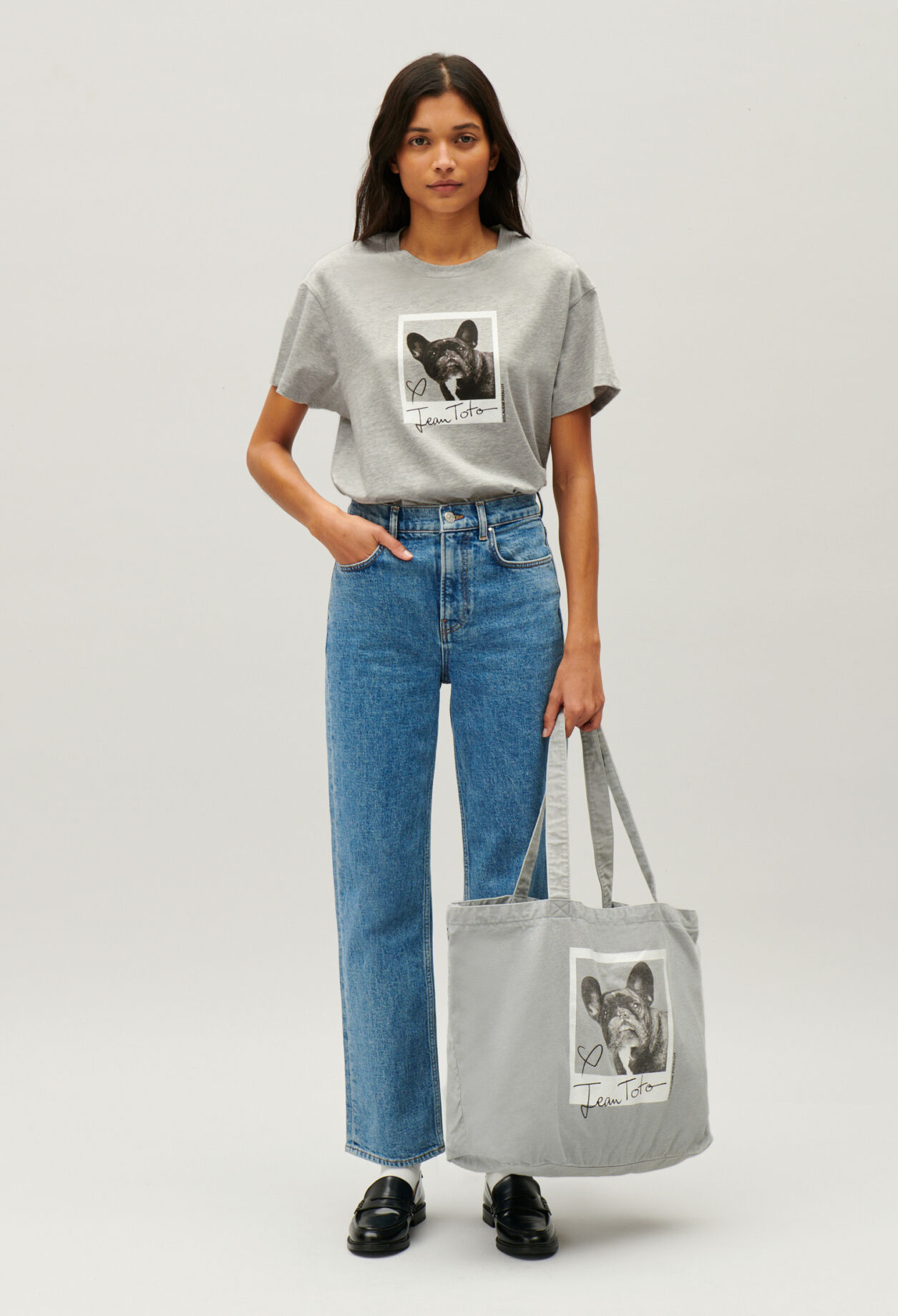 Jean Toto print T-shirt