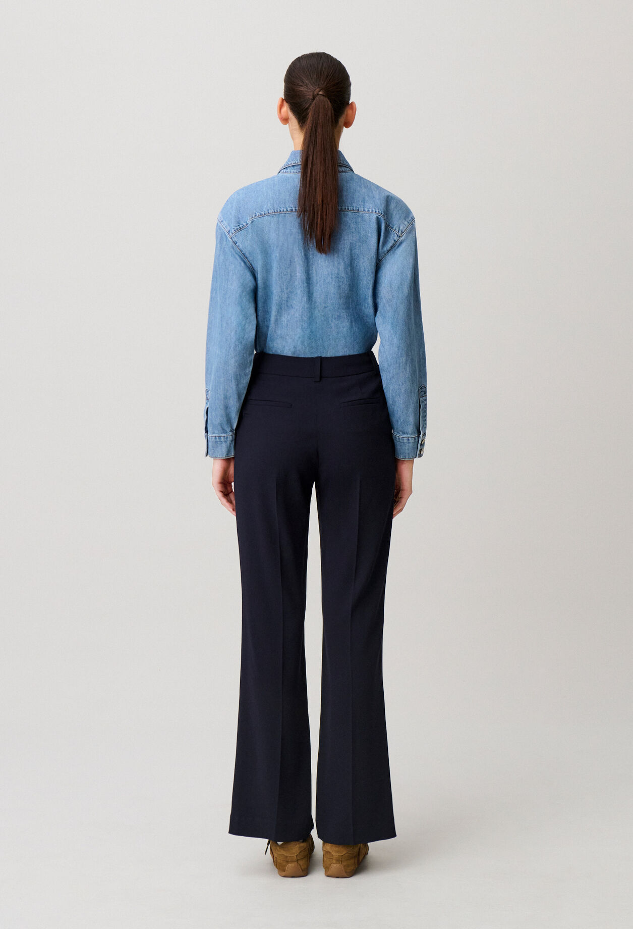 Tailored Straight-Leg Trousers