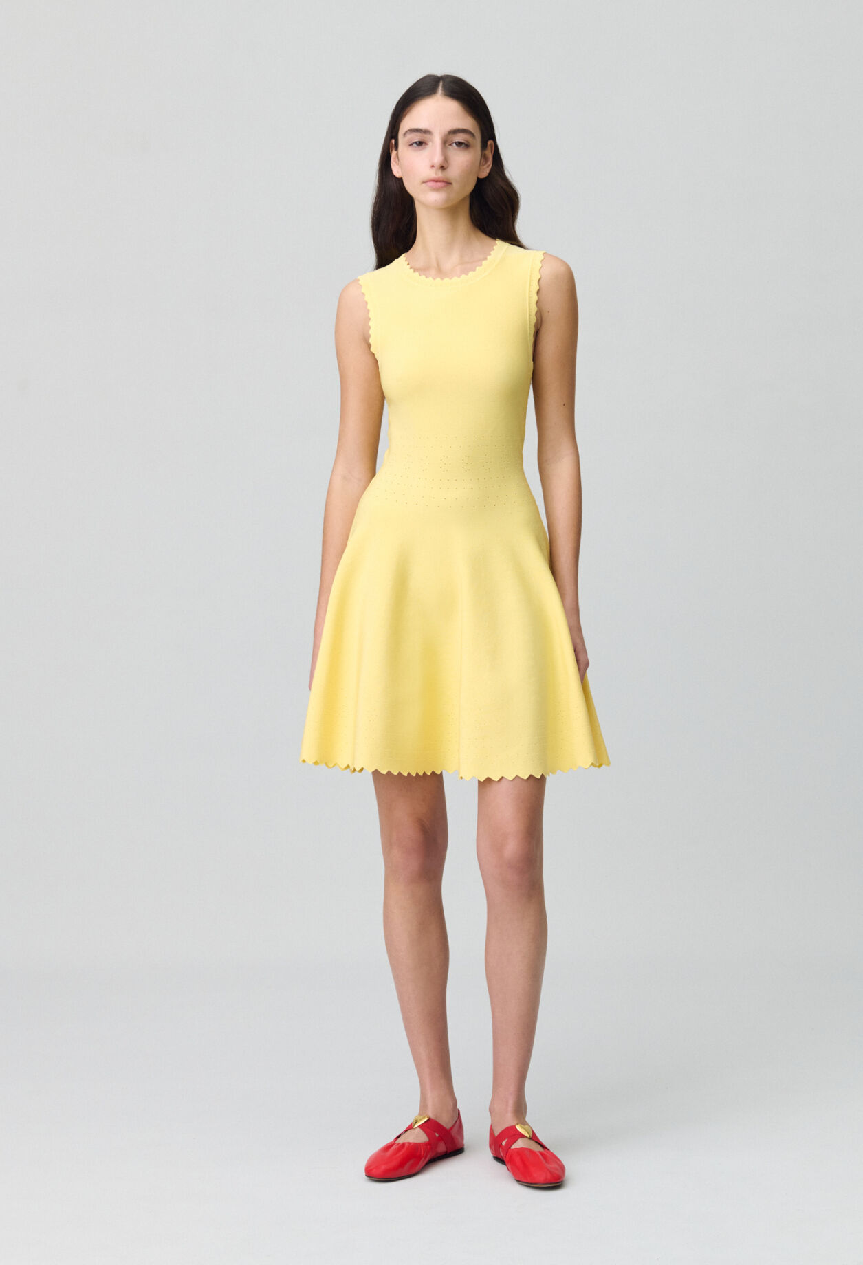 サテン★ノースリーブ★ミニシャツワンピース★ CLAUDIE PIERLOT Claudie_CFPJU00578-B001_H_1.jpg