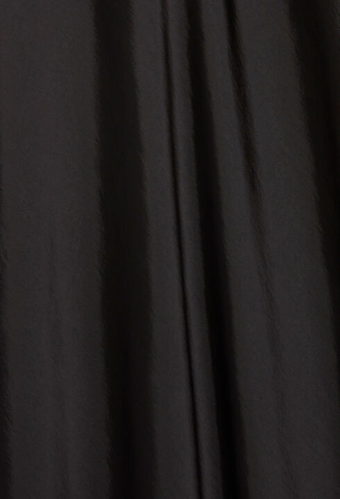 Satin-finish maxi skirt