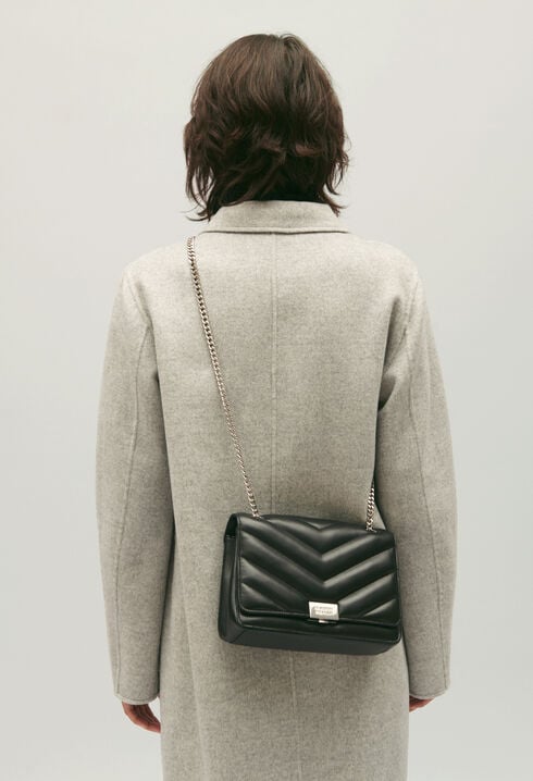 Angeli herringbone leather bag