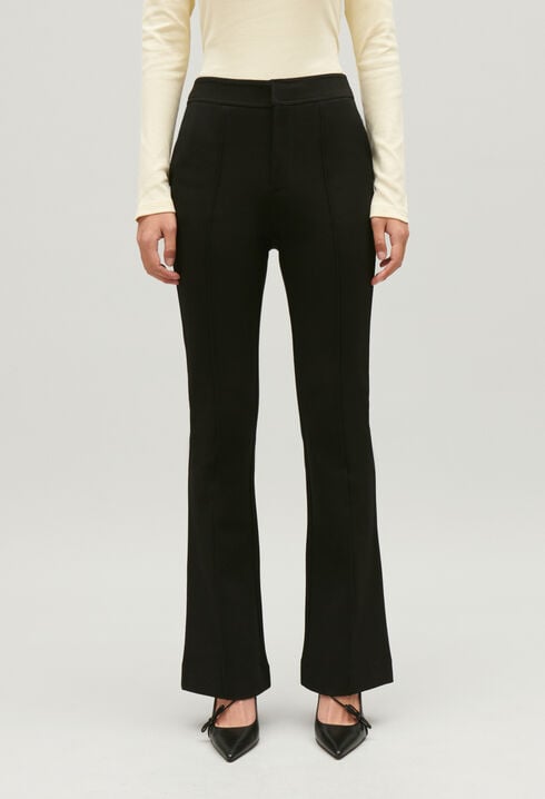 Black suit trousers