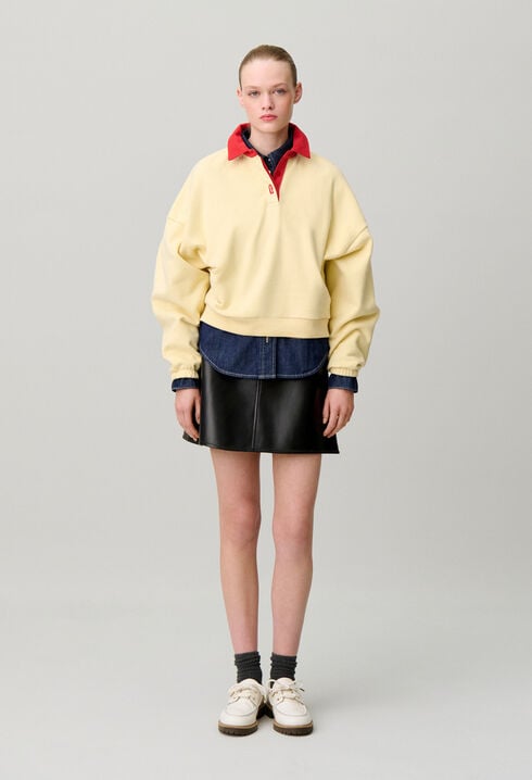 Oversized cotton sweatshirt