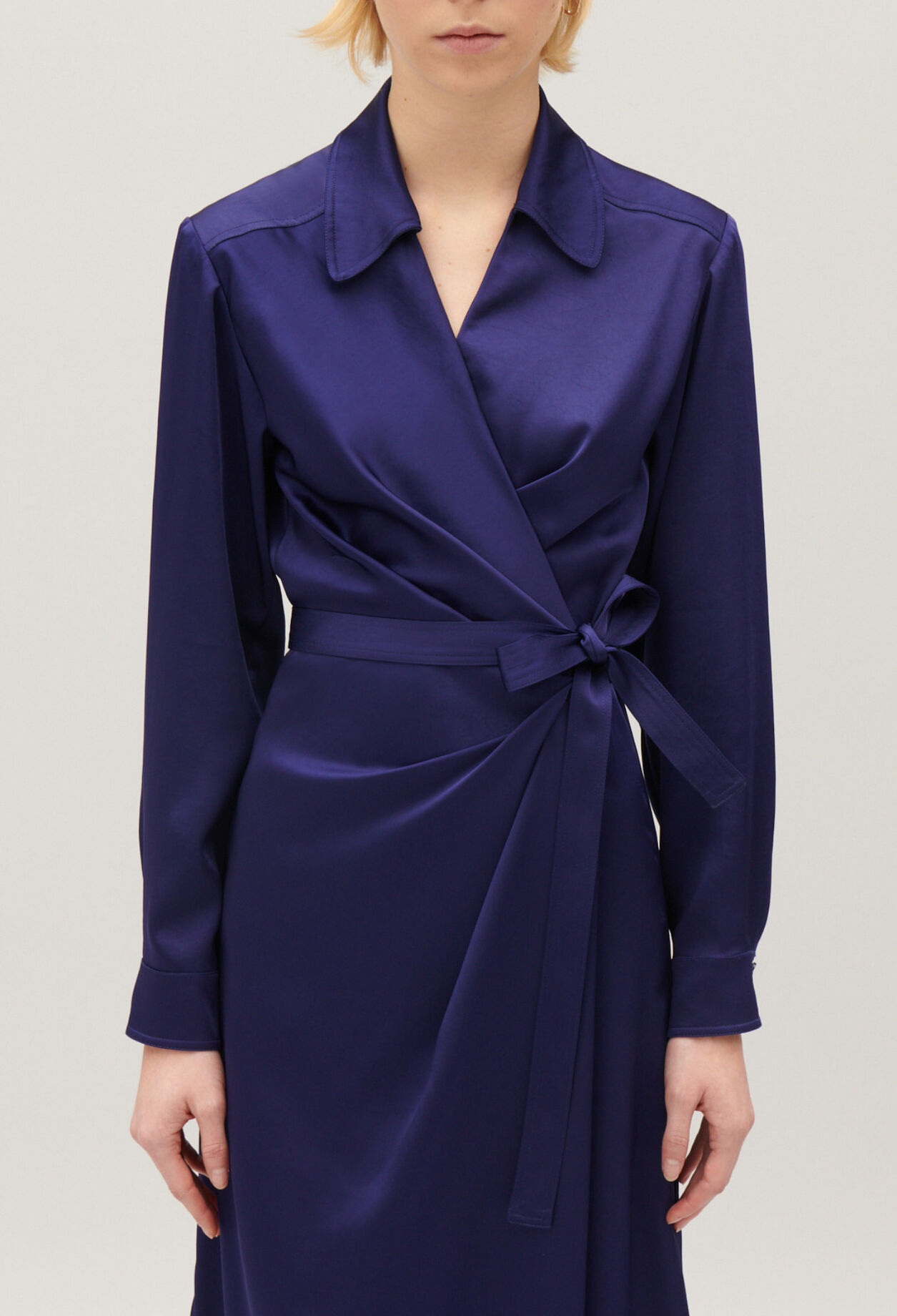 Midi wrap dress